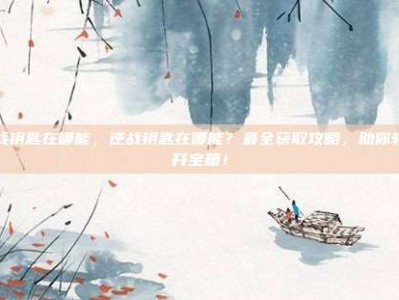 逆战钥匙在哪能，逆战钥匙在哪能？最全获取攻略，助你轻松开宝箱！