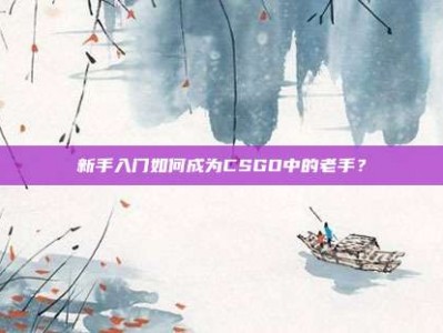 新手入门如何成为CSGO中的老手？