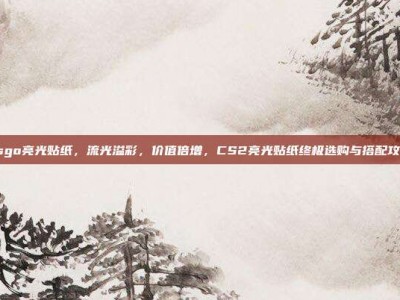 csgo亮光贴纸，流光溢彩，价值倍增，CS2亮光贴纸终极选购与搭配攻略