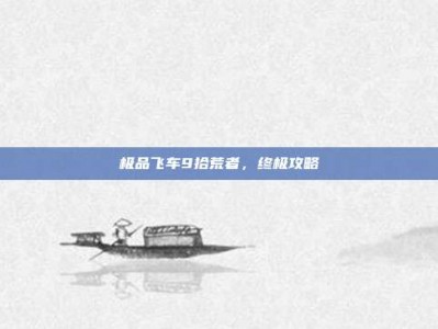 极品飞车9拾荒者，终极攻略
