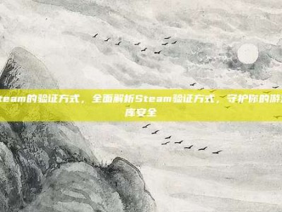 steam的验证方式，全面解析Steam验证方式，守护你的游戏库安全