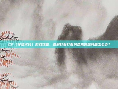 CF（穿越火线）游戏攻略，遇到打着打着突然未响应问题怎么办？