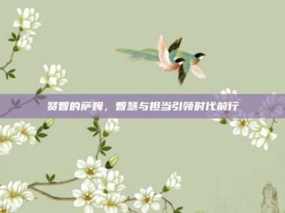 贤智的萨姆，智慧与担当引领时代前行