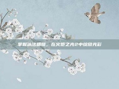 掌握冰法精髓，在火炬之光2中绽放光彩