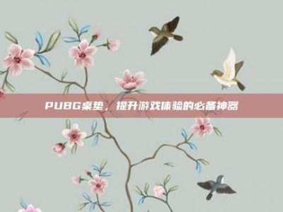 PUBG桌垫，提升游戏体验的必备神器