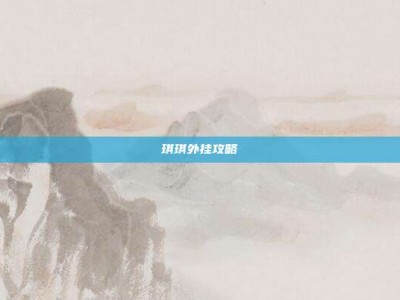 琪琪外挂攻略
