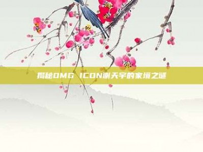 揭秘OMG ICON谢天宇的家境之谜