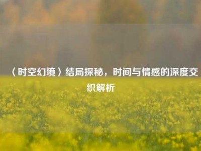 〈时空幻境〉结局探秘，时间与情感的深度交织解析