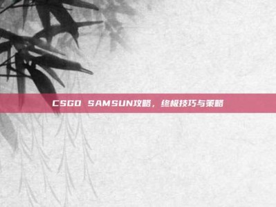CSGO SAMSUN攻略，终极技巧与策略