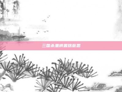 三国杀里横置啥意思