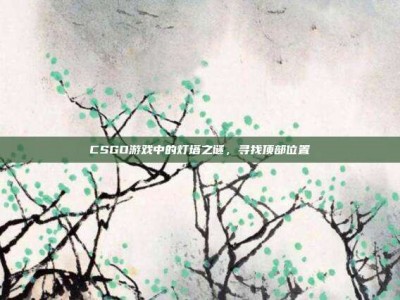 CSGO游戏中的灯塔之谜，寻找顶部位置