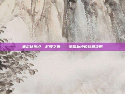 塞尔达传说，旷野之息——灵魂轨迹的终极攻略