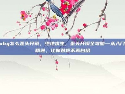 pubg怎么歪头开镜，绝地求生，歪头开镜全攻略—从入门到精通，让你对枪不再白给