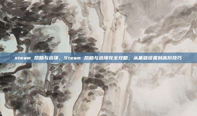 steam 帮助与选项，Steam 帮助与选项完全攻略，从基础设置到高阶技巧