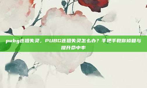 pubg连狙失灵，PUBG连狙失灵怎么办？手把手教你修复与提升命中率