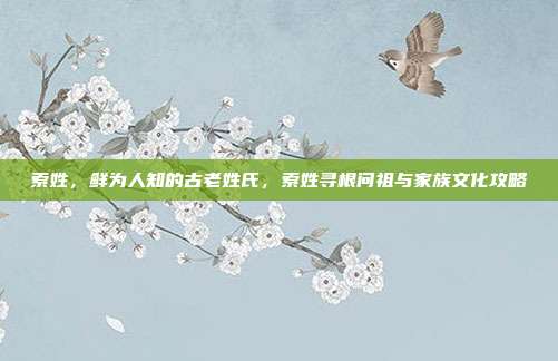 索姓，鲜为人知的古老姓氏，索姓寻根问祖与家族文化攻略