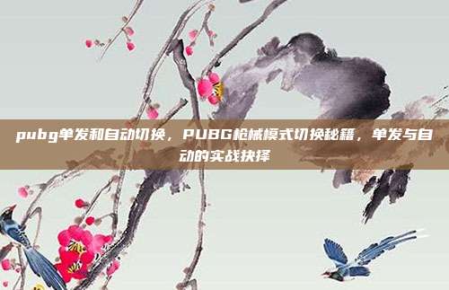 pubg单发和自动切换，PUBG枪械模式切换秘籍，单发与自动的实战抉择