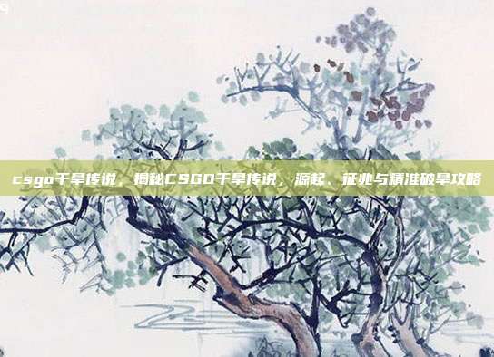 csgo干旱传说，揭秘CSGO干旱传说，源起、征兆与精准破旱攻略