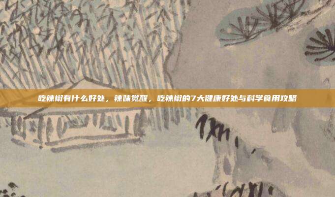 吃辣椒有什么好处，辣味觉醒，吃辣椒的7大健康好处与科学食用攻略