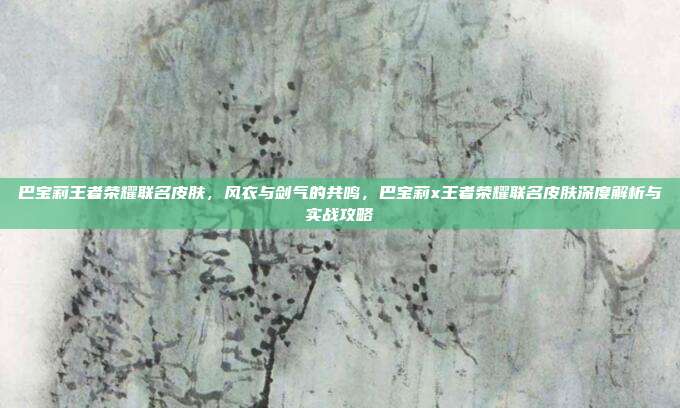 巴宝莉王者荣耀联名皮肤，风衣与剑气的共鸣，巴宝莉x王者荣耀联名皮肤深度解析与实战攻略