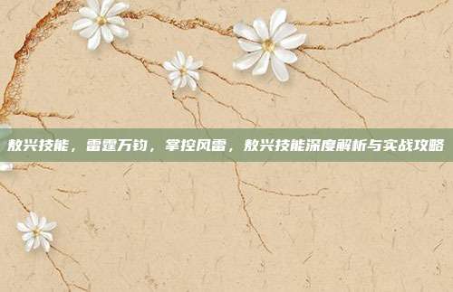 敖兴技能，雷霆万钧，掌控风雷，敖兴技能深度解析与实战攻略