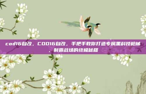 cod16自改，COD16自改，手把手教你打造专属黑科技枪械，制霸战场的终极秘籍