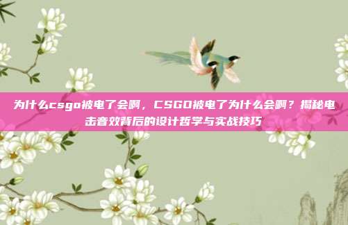 为什么csgo被电了会啊，CSGO被电了为什么会啊？揭秘电击音效背后的设计哲学与实战技巧