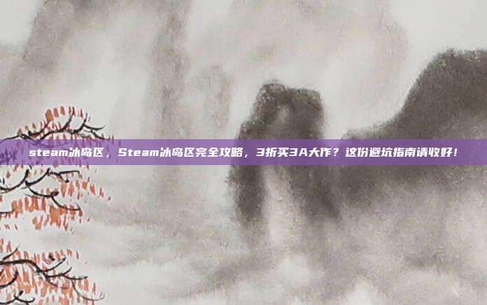 steam冰岛区，Steam冰岛区完全攻略，3折买3A大作？这份避坑指南请收好！