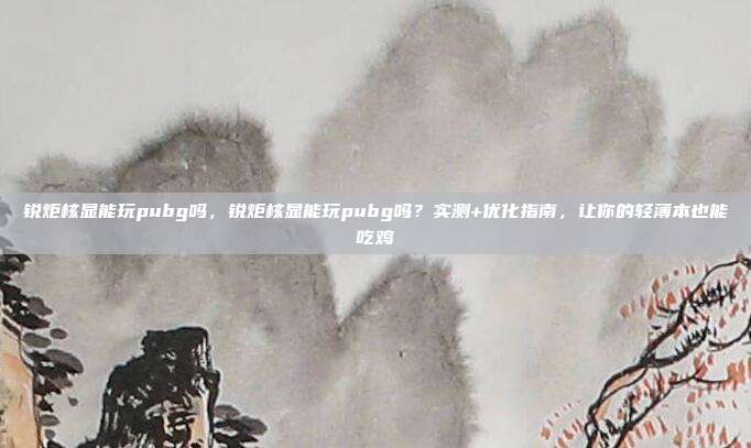 锐炬核显能玩pubg吗，锐炬核显能玩pubg吗？实测+优化指南，让你的轻薄本也能吃鸡