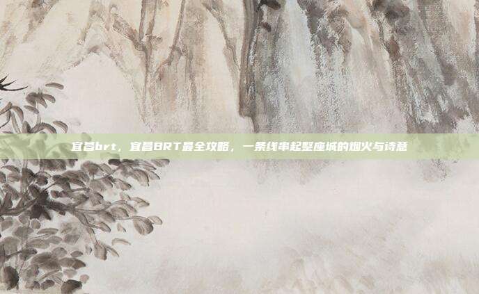 宜昌brt，宜昌BRT最全攻略，一条线串起整座城的烟火与诗意