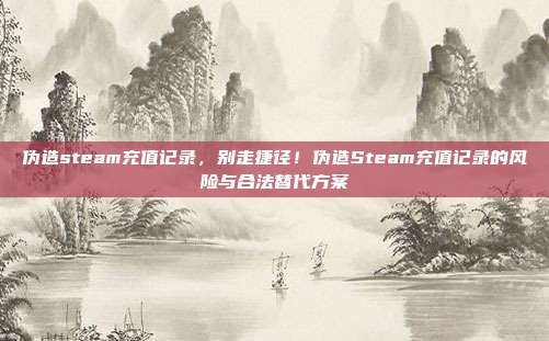 伪造steam充值记录,别走捷径!伪造Steam充值记录的风险与合法替代方案