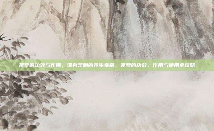 蒺藜的功效与作用,浑身是刺的养生宝藏,蒺藜的功效、作用与使用全攻略