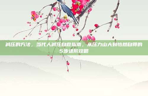 减压的方法，当代人减压自救指南，从压力山大到怡然自得的5步进阶攻略