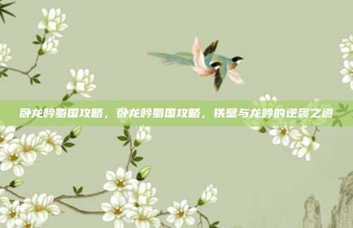 卧龙吟蜀国攻略,卧龙吟蜀国攻略,铁壁与龙吟的逆袭之道