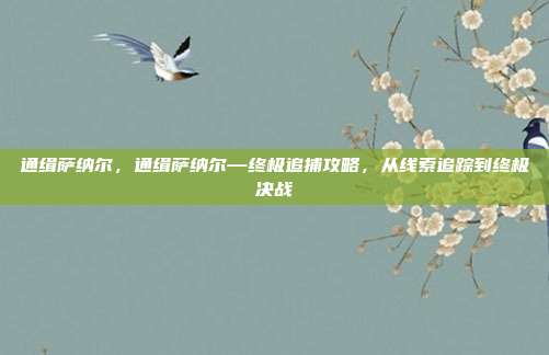 通缉萨纳尔，通缉萨纳尔—终极追捕攻略，从线索追踪到终极决战