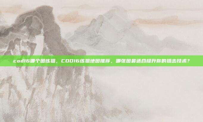 cod16哪个图练狙,COD16练狙地图推荐,哪张图最适合提升你的狙击技术?