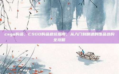 csgo购品,CSGO购品避坑指南,从入门到精通的饰品选购全攻略