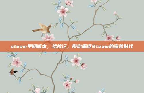 steam早期版本,拾荒记,带你重返Steam的蛮荒时代