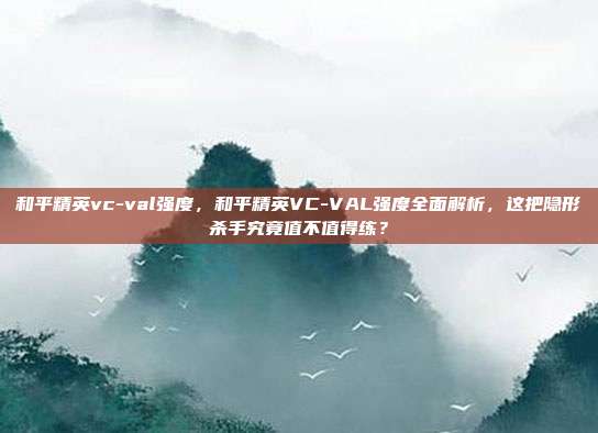 和平精英vc-val强度,和平精英VC-VAL强度全面解析,这把隐形杀手究竟值不值得练?
