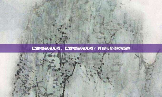 巴西龟会淹死吗,巴西龟会淹死吗?真相与防溺水指南