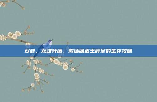 双歧,双歧杆菌,激活肠道王牌军的生存攻略