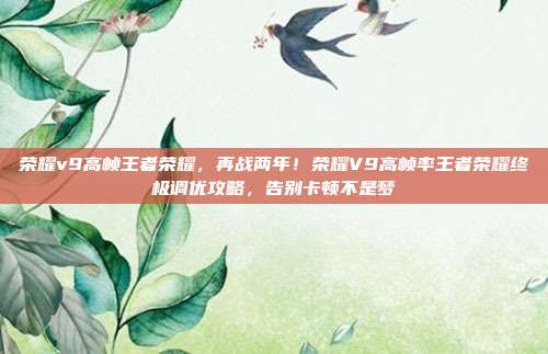 荣耀v9高帧王者荣耀,再战两年!荣耀V9高帧率王者荣耀终极调优攻略,告别卡顿不是梦