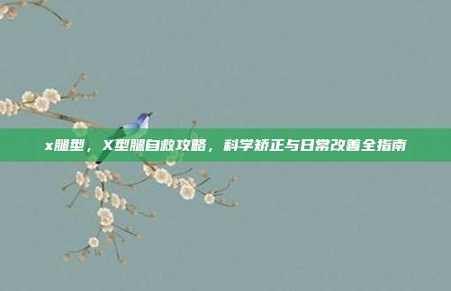 x腿型,X型腿自救攻略,科学矫正与日常改善全指南