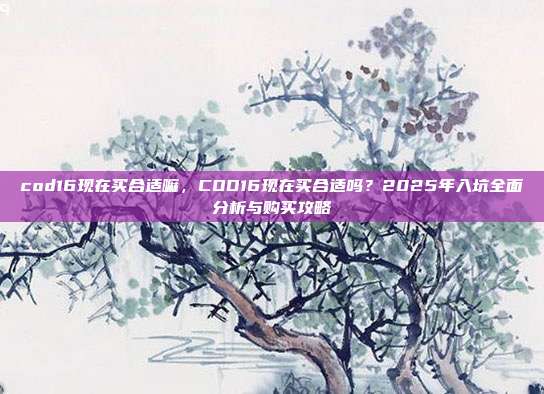 cod16现在买合适嘛,COD16现在买合适吗?2025年入坑全面分析与购买攻略