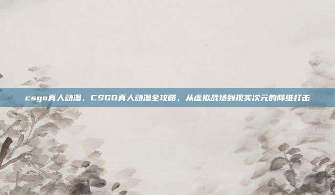 csgo真人动漫,CSGO真人动漫全攻略,从虚拟战场到现实次元的降维打击
