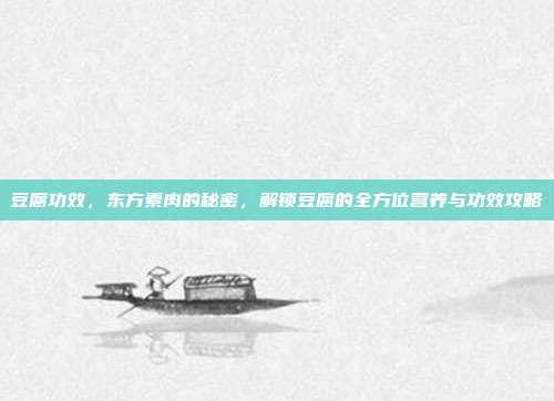 豆腐功效,东方素肉的秘密,解锁豆腐的全方位营养与功效攻略