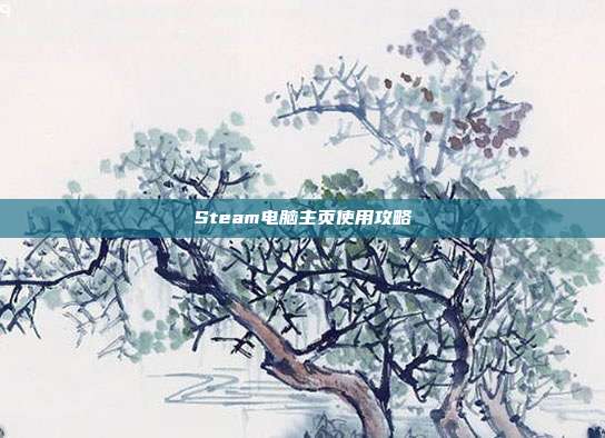 Steam电脑主页使用攻略