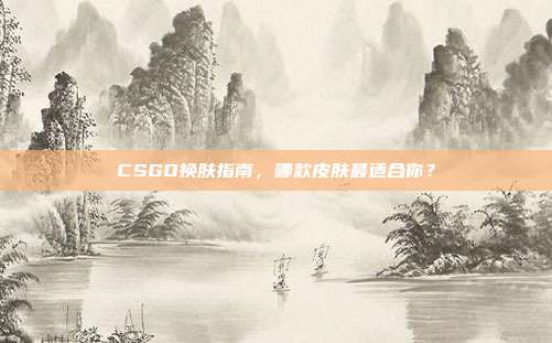 CSGO换肤指南,哪款皮肤最适合你?