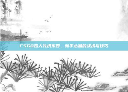 CSGO路人先扔东西，新手必知的战术与技巧