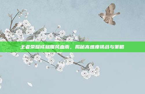 王者荣耀成就腥风血雨，揭秘高难度挑战与策略